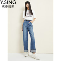 Y.SING 衣香丽影 女士直筒牛仔裤 930246807