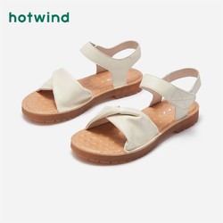 hotwind 热风 女士一字带凉鞋 H50W2208