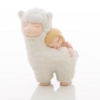 PLUS会员：可米生活 白夜童话 牧羊·午后-Lite-棉花白 生日礼物 装饰摆件