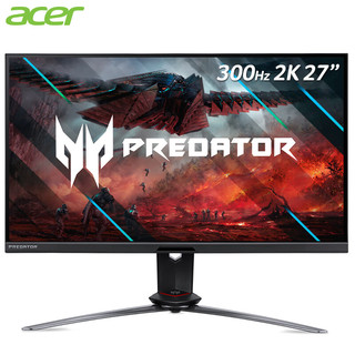 acer 宏碁 XB273U KF 27英寸 IPS FreeSync 显示器（2560×1440、300Hz、90%DCI-P3、HDR600、Type-C 65W）