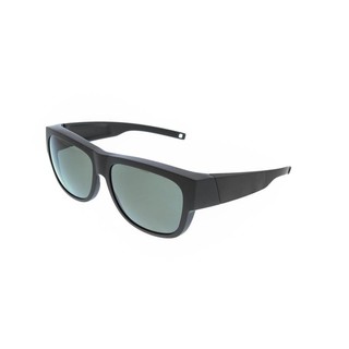DECATHLON 迪卡侬 户外运动登山太阳眼镜墨镜可绑带男女近视可用偏光QUOP黑色方款-2463751