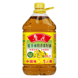 特香菜籽油4L*1+低芥酸浓香菜籽油1.6L*1食用油 粮油