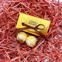 费列罗 巧克力盒装2粒装 金色 2粒费列罗2口味