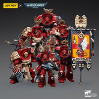 JOYTOY 暗源 战锤40K 圣血天使 突击终结者六人组 1:18 可动兵人