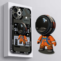 宇航员手机壳苹果13适用于iphone12/11promax潮牌华为mate40/p50/p30高级感nova789黑色小米10透明vivo/oppo