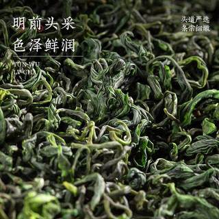 音朗茶叶 云雾绿茶500g  明前特级新茶春茶高山云雾茶私家茶园礼盒装 木箱礼盒装500g