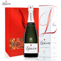 兰颂（Lanson）法国兰颂白牌干型香槟起泡酒原瓶进口红酒 750ml单支礼盒装