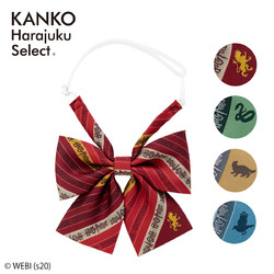 KANKO哈利波特联名款条纹蝴蝶领结4院代表动物 KHS503WB日本直邮