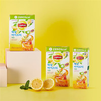立顿（Lipton）韩国进口立顿lipton水蜜桃柠檬无砂糖冰红茶速溶液体浓缩冷泡冲饮 桃子红茶80枚装
