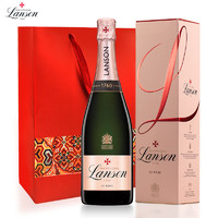 兰颂（Lanson）法国兰颂桃红天然香槟起泡酒原瓶进口红酒 750ml单支礼盒装