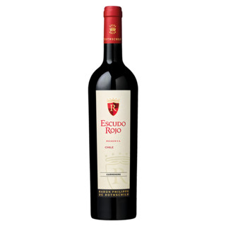 Escudo Rojo红盾 智利原瓶进口葡萄酒 珍藏系列750ml 单支 佳美娜珍藏红葡萄酒