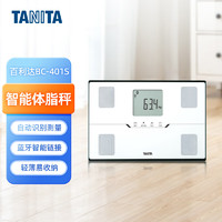 TANITA 百利达 BC-401S四电级家用智能体脂秤 日本品牌蓝牙电子健康体重秤 白色