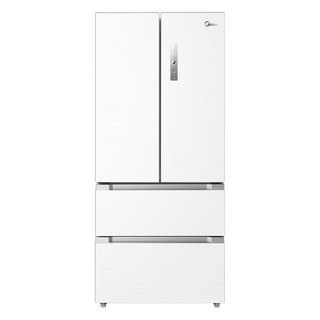 Midea 美的 508L白色双开法式多门四门家用风冷无霜电冰箱