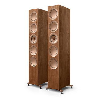 KEF R11 Meta家庭影院 落地式扬声器 HiFi音响电视音响发烧音箱无源扬声器 1对 胡桃木色