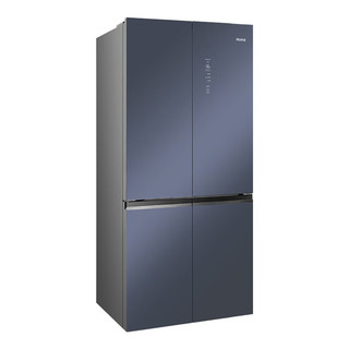 奥马（Homa）608升十字对开门多门家用电冰箱 一级智能双变频 99.99%除菌率 金属匀冷背板BCD-608WDPG/B 晶钻