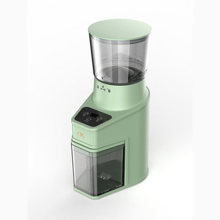 CK咖啡机办公室家用意式半自动研磨20bar浓缩奶泡机 磨豆机（绿色）