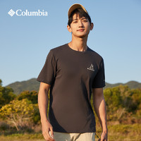 哥倫比亞 戶外男女吸濕透氣運動旅行野營短袖T恤AE8827