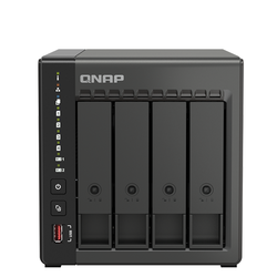 QNAP 威聯通 TS-464C2 四盤位 NAS網絡存儲（賽揚N5095、8GB）黑色