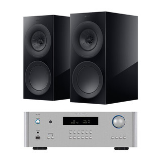 KEF R3 Meta 高保真HiFi无源书架音箱2.0 同轴三分频家庭影院音响发烧级功放套装R3 Meta+RA-1572MKII