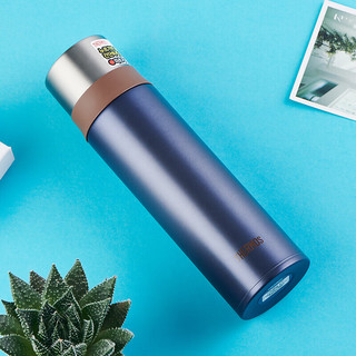 膳魔师（THERMOS） THERMOS膳魔师不锈钢保温杯女式小巧便携商务水杯FFM-501K-SP 蓝色 350mL