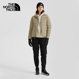 TheNorthFace北面羽绒服女2022秋冬新款羽绒上衣运动户外舒适保暖加厚羽绒内胆防风外套| CEL/米色 S