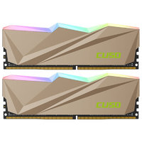 CUSO 酷兽 剑齿虎系列 DDR4 3600MHz RGB 台式机内存 灯条 金色 16GB 8GBx2