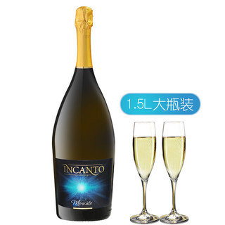 INCANTO起泡酒阿斯蒂莫斯卡托（Moscato）1.5升配香槟酒杯