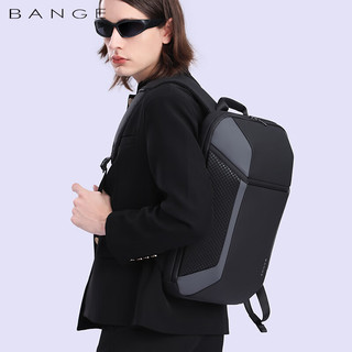 班歌 男士商务背包原创科技感双肩包欧美风时尚潮流电脑包7710灰色