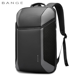 班歌 男士商务背包原创科技感双肩包欧美风时尚潮流电脑包7710灰色