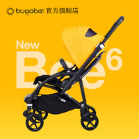 bugaboo 博格步 Signature华彩系列 Bee6 婴儿推车 黑架水雾蓝篷黑座