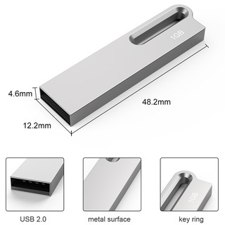 大容量U盘USB3.0全金属防水学生高速办公车载两用电脑优盘64G