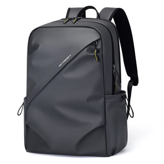 GOLF 高尔夫 双肩包男15.6英寸笔记本电脑包出差旅行男士背包大学生书包雅灰色