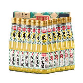 厨邦纯米醋 饺子蘸料大米酿造凉拌炒菜调料 420ml*12瓶