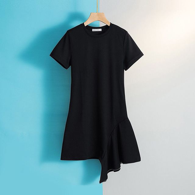 CACHE CACHE 法式别致纯色连衣裙 气质收腰赫本风鱼尾裙