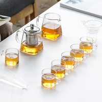 苏氏陶瓷 玻璃茶具套装 9件套