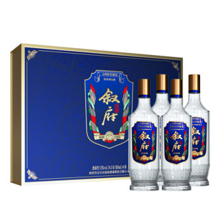 叙府老酒礼盒装500ml 口粮酒 52度浓香型白酒 送礼佳品 500ml*4瓶礼盒装