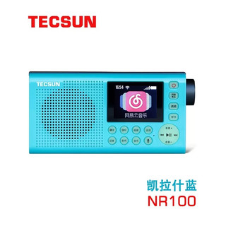 德生（Tecsun）NR100德生智能网络收音机4G WIFI联网可充电喜马拉雅网易云在线播放插卡 红色标配