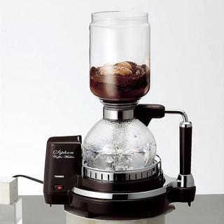 双鸟（TWINBIRD）家用咖啡机 日本咖啡大师田口护监督开发 全自动研磨专业烘焙 虹吸式CM-D854 约4杯