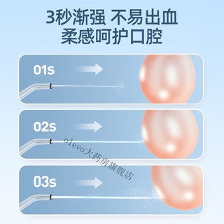 超声波微气泡冲牙器便携式水牙线正畸家用旗舰店洁牙洗牙神器 瓷白色