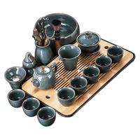 豪峰 哥窑功夫茶具套装 10件套