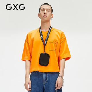 GXG男装 多色潮流印花T恤合集 潮酷印花T恤-GC144617EL 180/XL