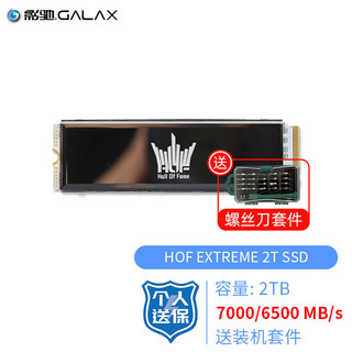 GALAXY 影驰 HOF EXTREME NVMe M.2 固态硬盘 2TB