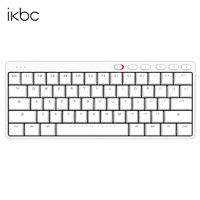 ikbc S200 mini 61键 2.4G无线机械键盘 白色 ttc红轴 无光