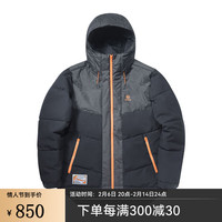 凯乐石户外棉服冬季Primaloft棉中性款防风加厚保暖连帽运动外套 墨黑 S