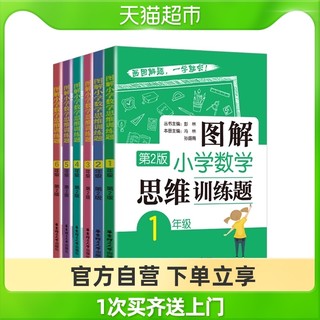 图解小学数学逻辑思维训练题天天练一二三四五六年级奥数思维训练