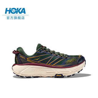 HOKA ONE ONE 男女款飞速马法特2运动休闲鞋Mafate Speed 2耐磨减震透气 山峰褐/太空蓝 42.5/270mm