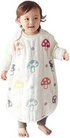 Hoppetta 7225 蘑菇图案 六层纱布婴儿睡袋