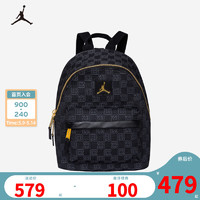 NIKE AIR JORDAN 耐克婴童双肩包男女童背包2023新款儿童书包 正黑色 2T/4T