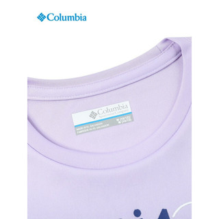 Columbia哥伦比亚户外23春夏新品女童吸湿凉爽透气短袖T恤AG6266 589 L（155/76）
