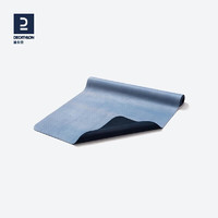 DECATHLON 迪卡侬 麂皮绒印花瑜伽垫加宽加长专业健身垫EYZM蓝紫色2mm-4262396